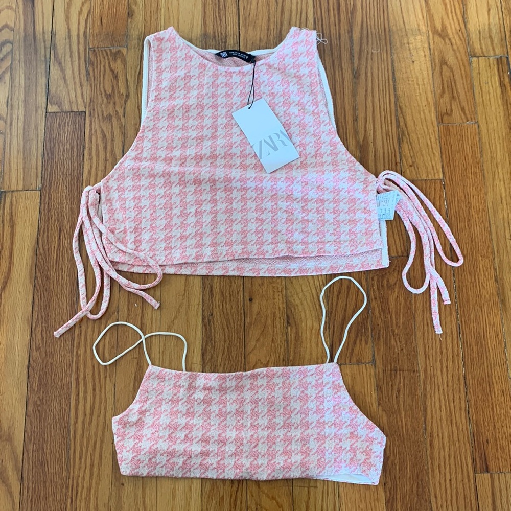 Zara shirt and matching bra